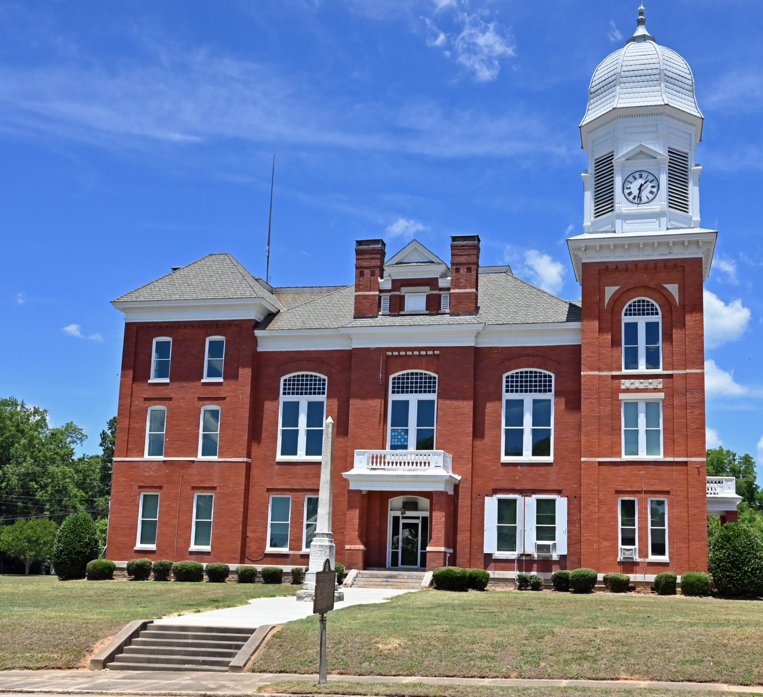 Exterior del Palacio de Justicia del Condado de Taliaferro, Crawfordville